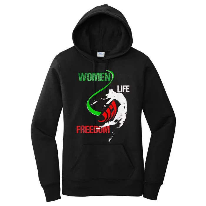 Life Freedom Zan Zendegi Azadi Iran Freedom Women's Pullover Hoodie