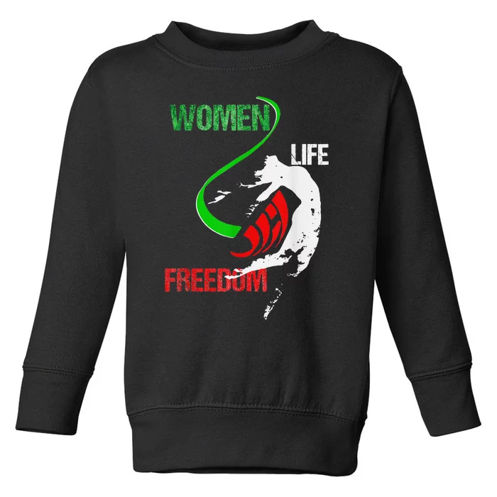 Life Freedom Zan Zendegi Azadi Iran Freedom Toddler Sweatshirt