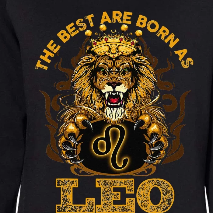 Lion graphic art July August Birthday design Leo Zodiac sign Womens California Wash Sweatshirt