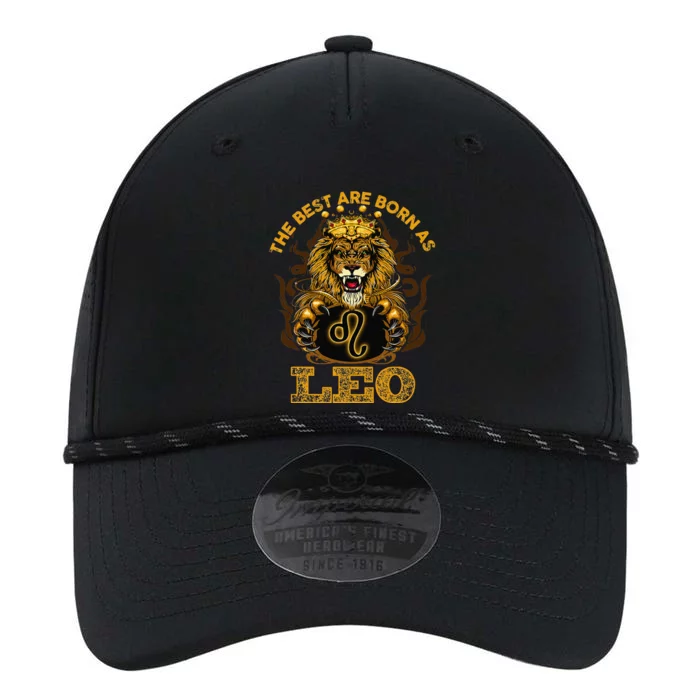 Lion graphic art July August Birthday design Leo Zodiac sign Performance The Dyno Cap