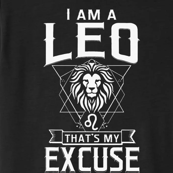 Lion graphic art July August Birthday Gifts Leo Zodiac sign ChromaSoft Performance T-Shirt