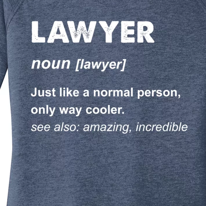 Lawyer Gift And Funny Gift Lawyer Gift Blue Small Women's Perfect Tri Tunic Long Sleeve Shirt