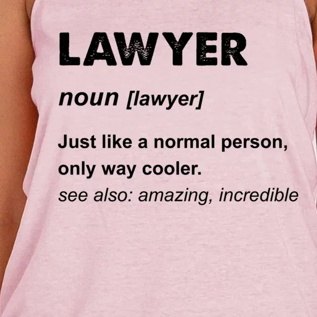 Lawyer Gift And Funny Gift Lawyer Gift Blue Small Women's Knotted Racerback Tank