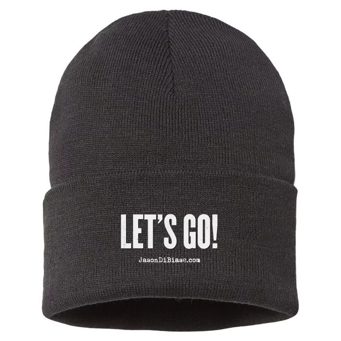 Let's Go and Grow Entrepreneur Jason DiBiase Sustainable Knit Beanie