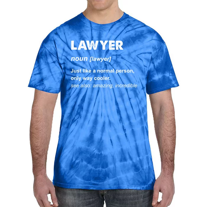 Lawyer Gift And Funny Gift Lawyer Gift Blue Small Tie-Dye T-Shirt