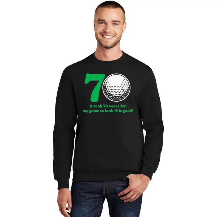 Legendary Golfers Are Born In 1952 70th Birthday Golf Gifts Tall Sweatshirt