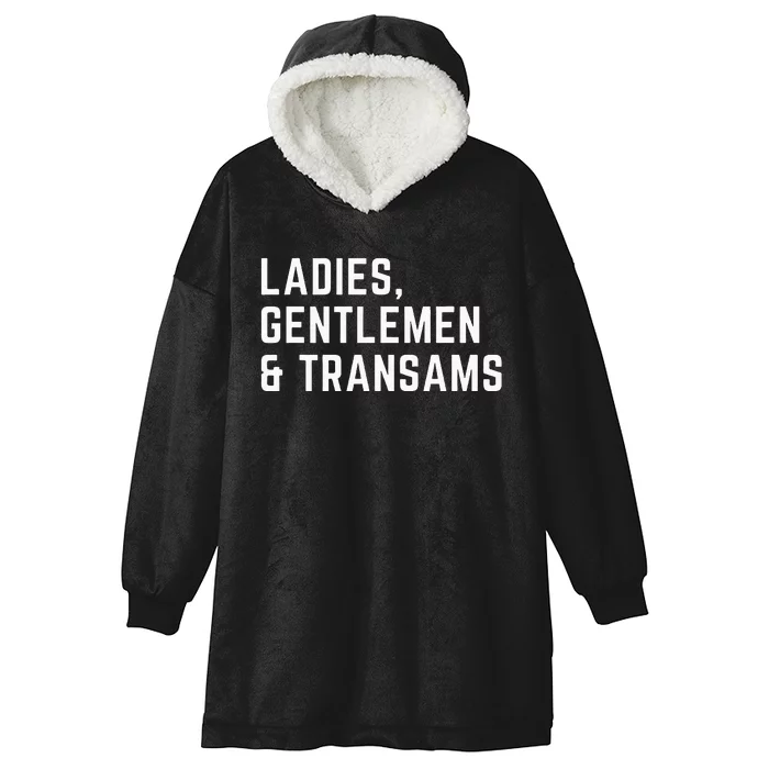 Ladies Gentlemen And Transams Hooded Wearable Blanket