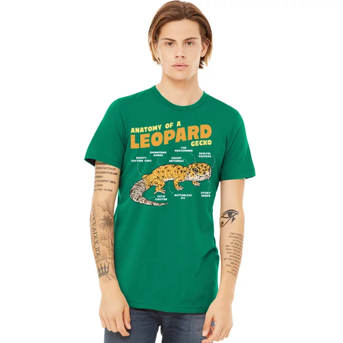 Leopard Gecko Anatomy Premium T-Shirt