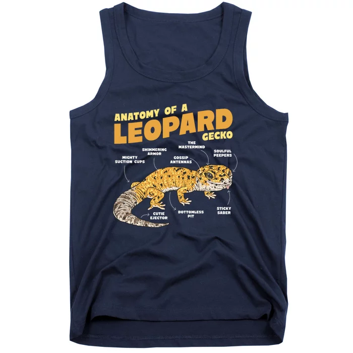 Leopard Gecko Anatomy Tank Top