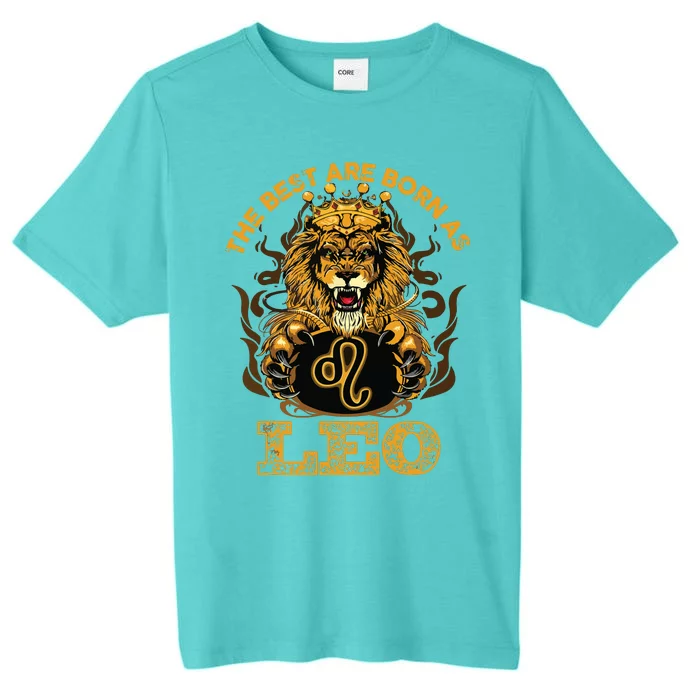 Lion Graphic Art July August Birthday Design Leo Zodiac Sign ChromaSoft Performance T-Shirt