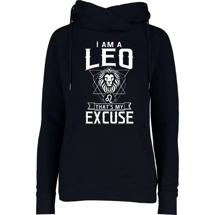 Lion Graphic Art July August Birthday Gifts Leo Zodiac Sign Womens Funnel Neck Pullover Hood