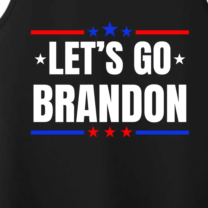 Lets Go Brandon Machado Stars And Strips LGB Performance Tank