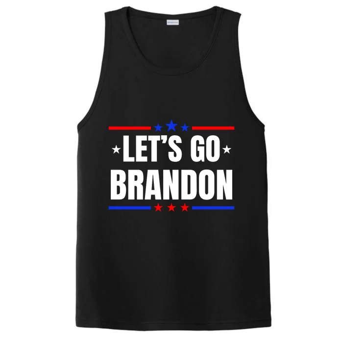 Lets Go Brandon Machado Stars And Strips LGB Performance Tank