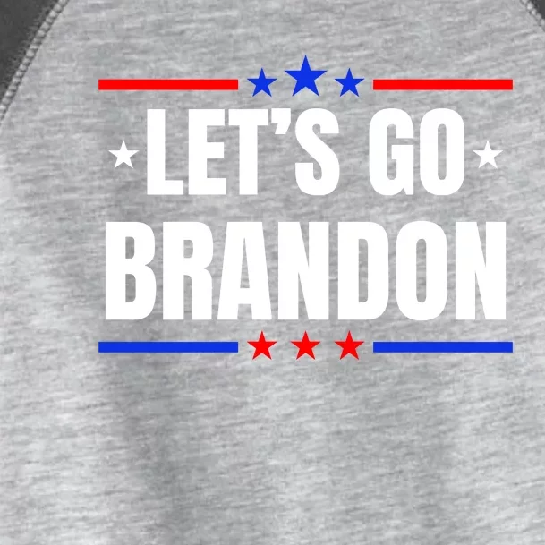 Lets Go Brandon Machado Stars And Strips LGB Toddler Fine Jersey T-Shirt