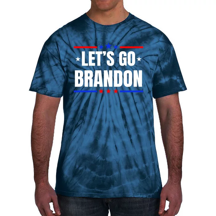 Lets Go Brandon Machado Stars And Strips LGB Tie-Dye T-Shirt