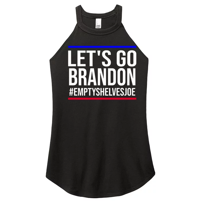 Let's Go Brandon #EmptyShelvesJoe Women’s Perfect Tri Rocker Tank