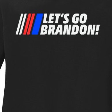 Let's Go Brandon Shirt Lets Go Brandon Ladies Missy Fit Long Sleeve Shirt