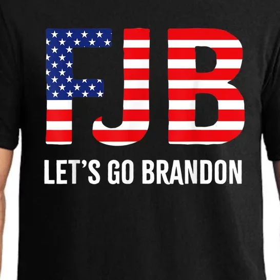 Let’s Go Brandon Conservative US Flag Gift Pajama Set