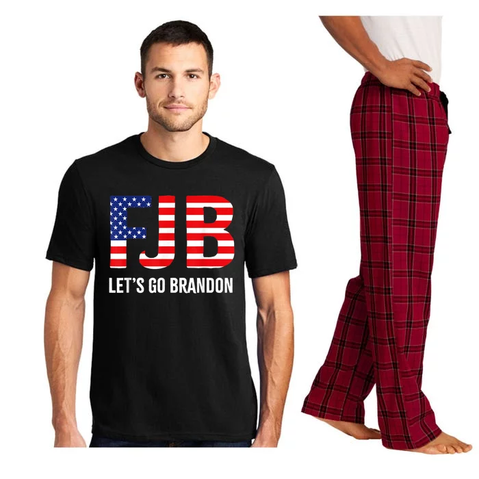 Let’s Go Brandon Conservative US Flag Gift Pajama Set