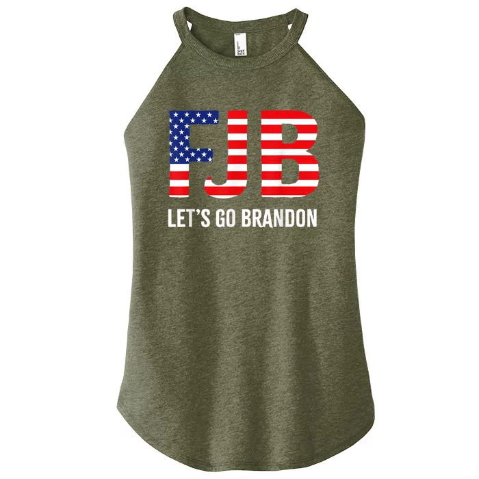 Let’s Go Brandon Conservative US Flag Gift Women’s Perfect Tri Rocker Tank