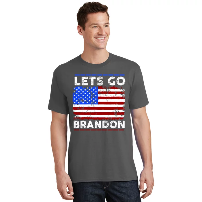 Lets Go Brandon USA Flag LGB United States T-Shirt