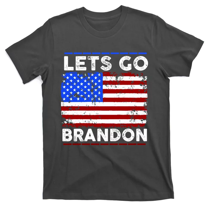 Lets Go Brandon USA Flag LGB United States T-Shirt