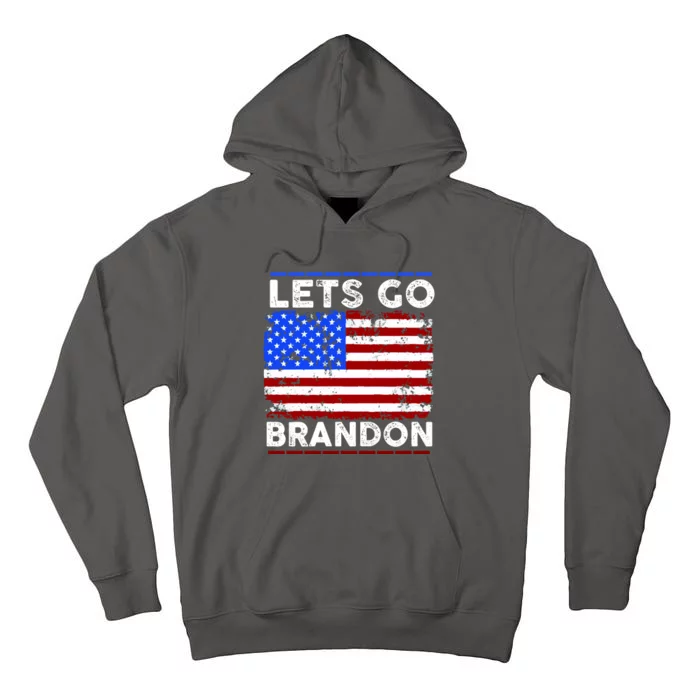 Lets Go Brandon USA Flag LGB United States Tall Hoodie