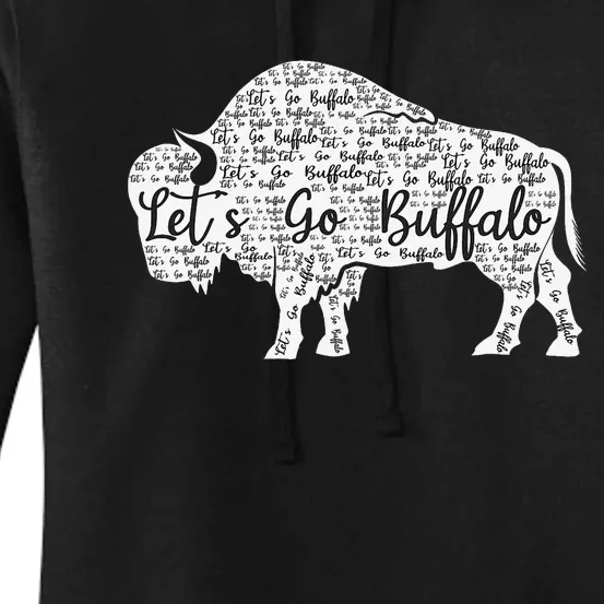 Lets Go Buffalo New York Buffalo Sports Fan Buffalo Women's Pullover Hoodie