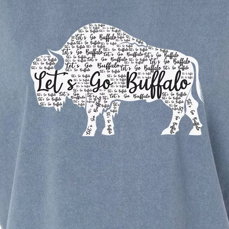 Lets Go Buffalo New York Buffalo Sports Fan Buffalo Garment-Dyed Women's Muscle Tee