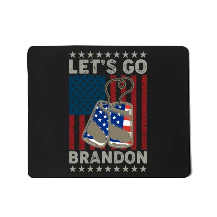 Lets Go Brandon Funny Anti Biden Us Flag Mousepad