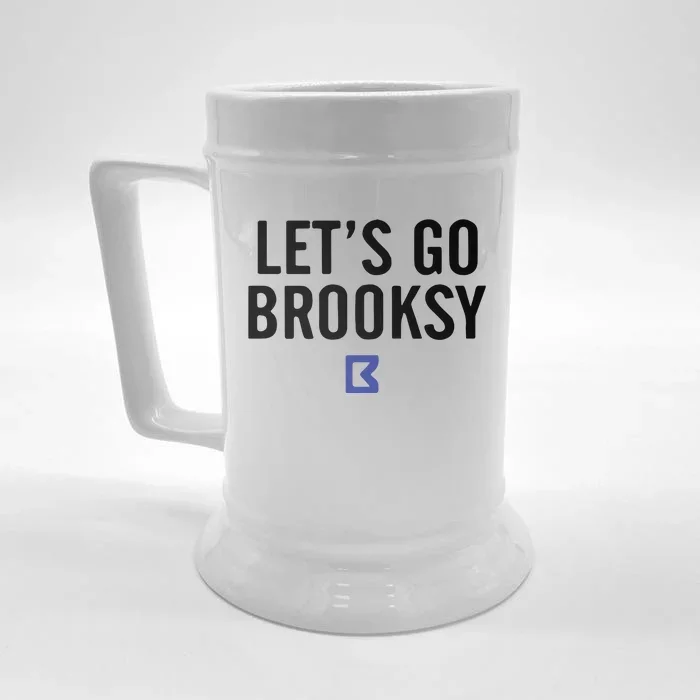 Lets Go Brooksy Brooks Koepka Golf Front & Back Beer Stein