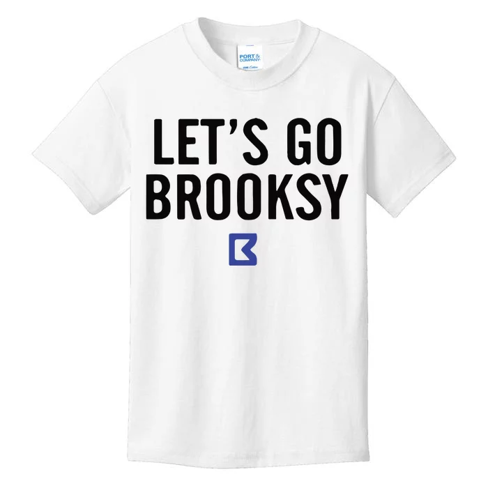 Lets Go Brooksy Brooks Koepka Golf Kids T-Shirt