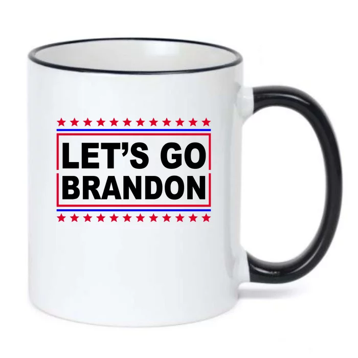 Let's Go Brandon Street Neon Sign Black Color Changing Mug