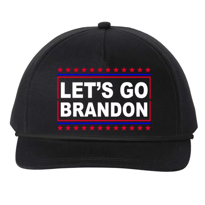 Let's Go Brandon Street Neon Sign Snapback Five-Panel Rope Hat