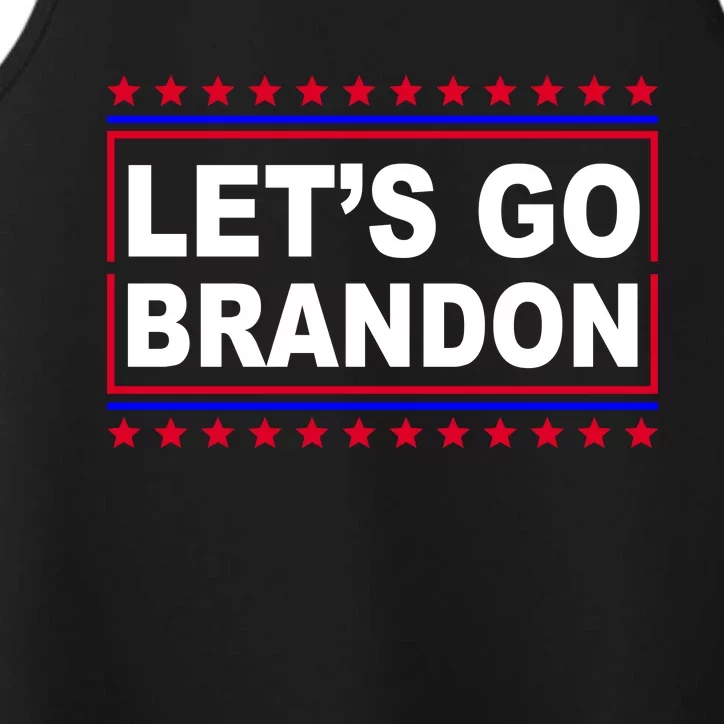 Let's Go Brandon Street Neon Sign Performance Tank