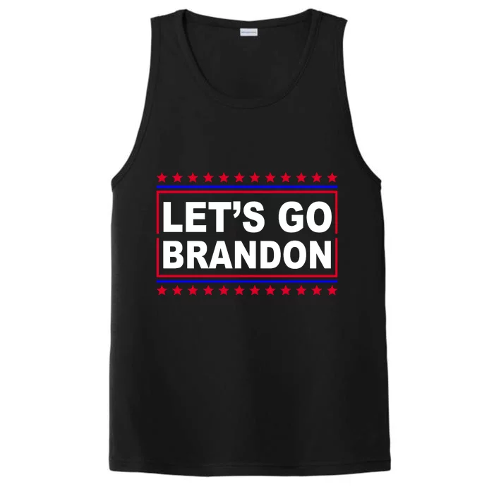 Let's Go Brandon Street Neon Sign Performance Tank