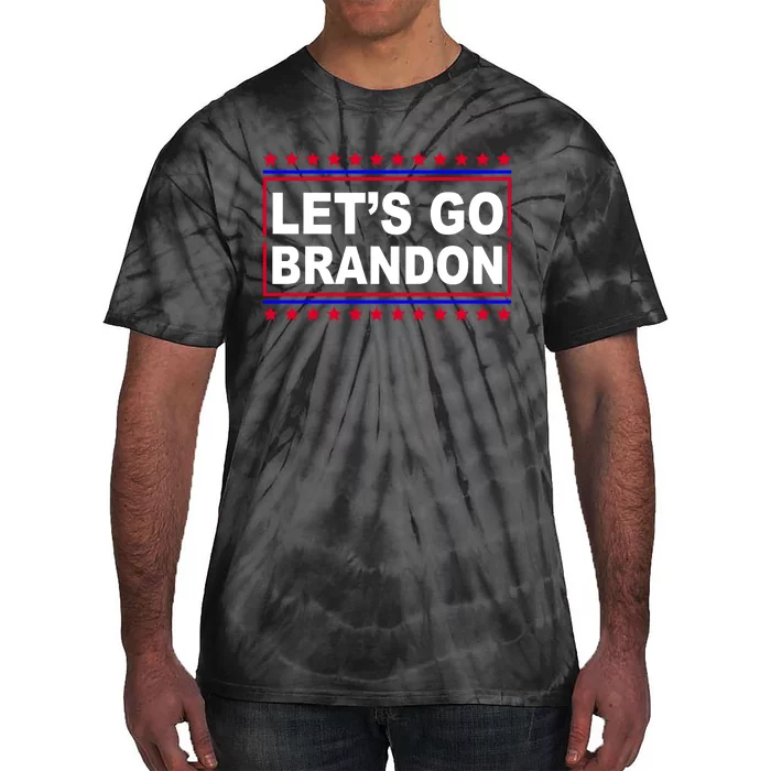 Let's Go Brandon Street Neon Sign Tie-Dye T-Shirt