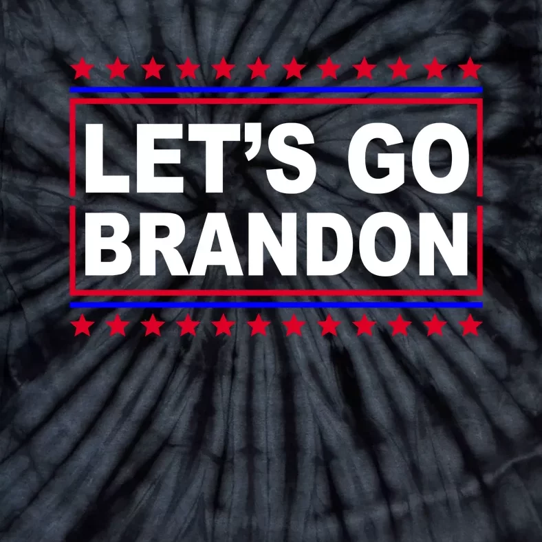 Let's Go Brandon Street Neon Sign Tie-Dye T-Shirt