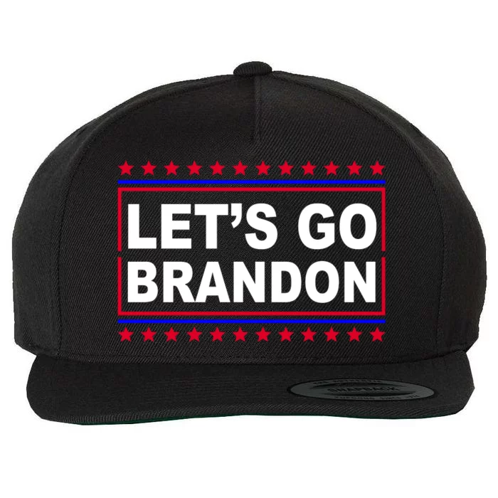 Let's Go Brandon Street Neon Sign Wool Snapback Cap