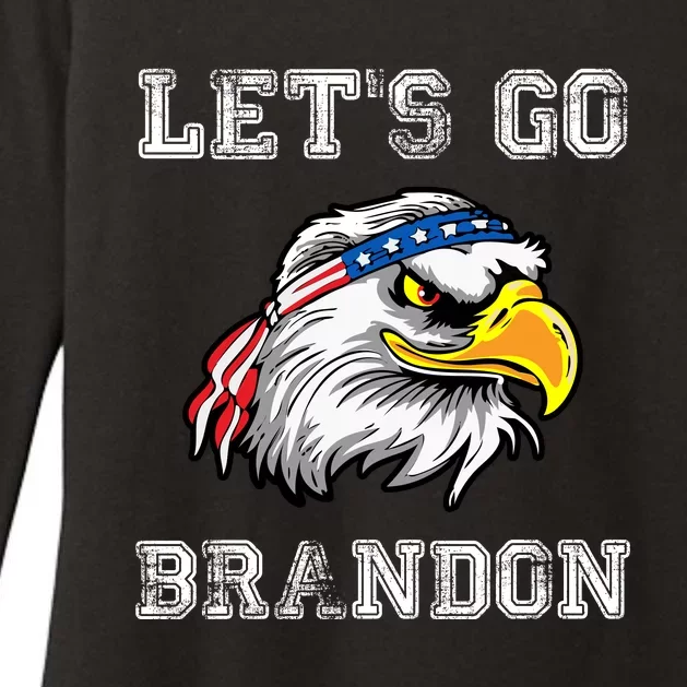 Let's Go Brandon Impeach President Funny Costume Eagle American Flag Womens CVC Long Sleeve Shirt