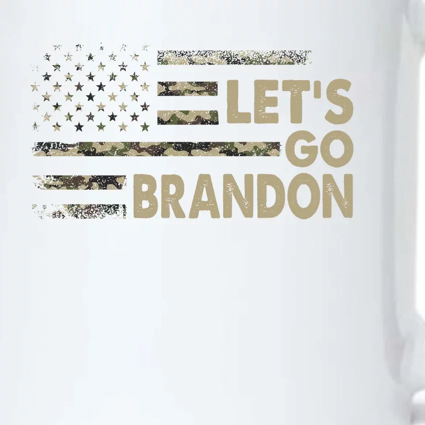 Lets Go Brandon Funny Anti Biden Us Flag Black Color Changing Mug