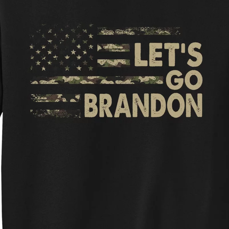 Lets Go Brandon Funny Anti Biden Us Flag Sweatshirt