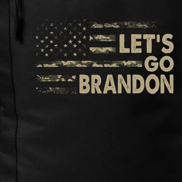 Lets Go Brandon Funny Anti Biden Us Flag Daily Commute Backpack