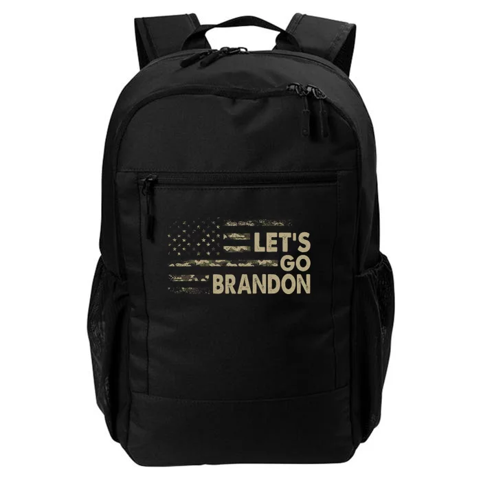 Lets Go Brandon Funny Anti Biden Us Flag Daily Commute Backpack