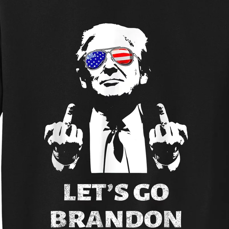 Let's Go Brandon Trump Middle Finger Sweatshirt