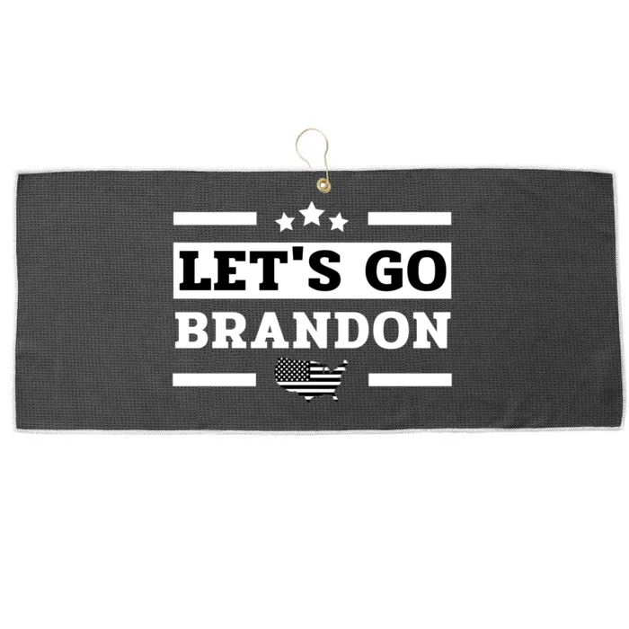 Let's Go Brandon Lets Go Brandon Lets Go Brandon Let's Go Brandon Large Microfiber Waffle Golf Towel