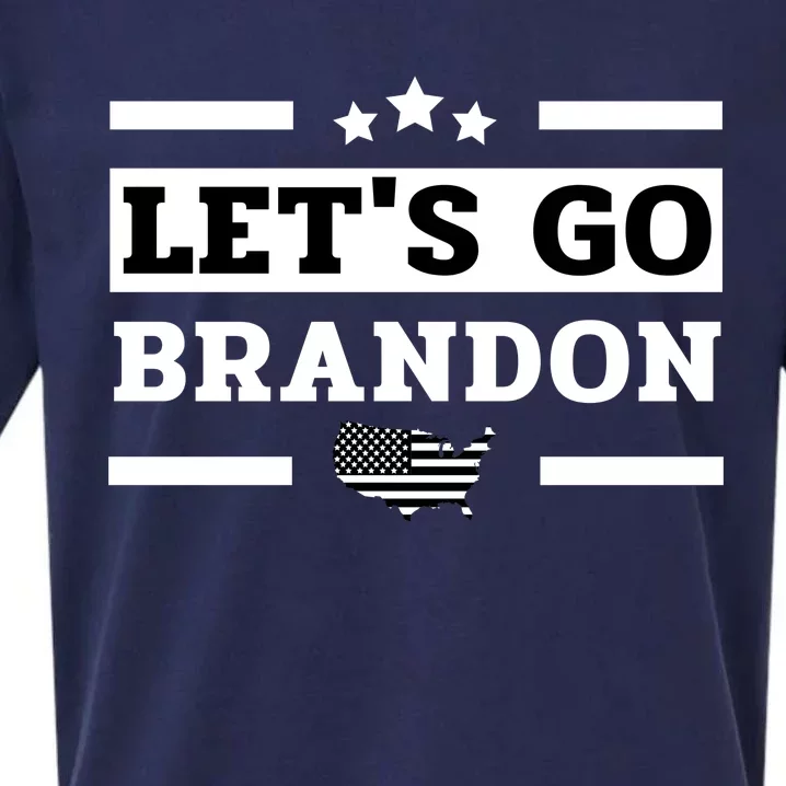 Let's Go Brandon Lets Go Brandon Lets Go Brandon Let's Go Brandon Sueded Cloud Jersey T-Shirt