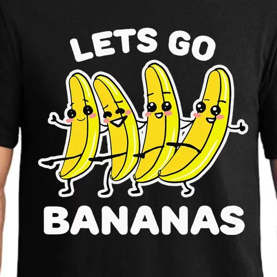 Lets Go Bananas Funny Fruit Pun Banana Pajama Set