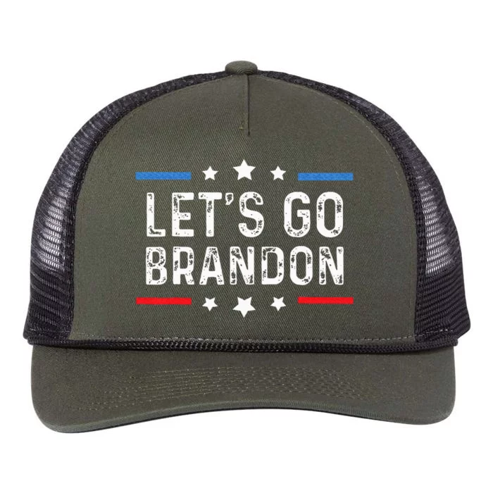 Lets Go Brandon LetS Go Brandon Retro Rope Trucker Hat Cap