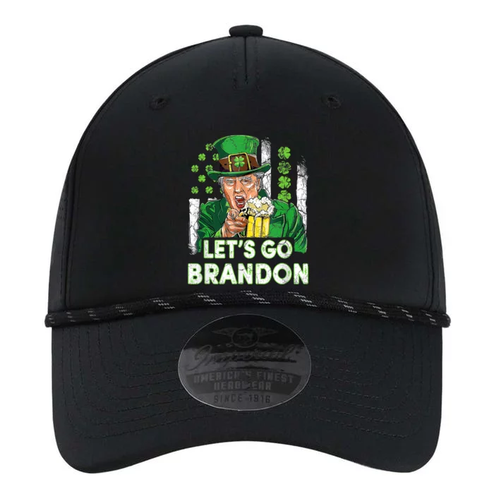 Lets Go Brandon St Patrick's Day Trump Beer And America Flag Performance The Dyno Cap